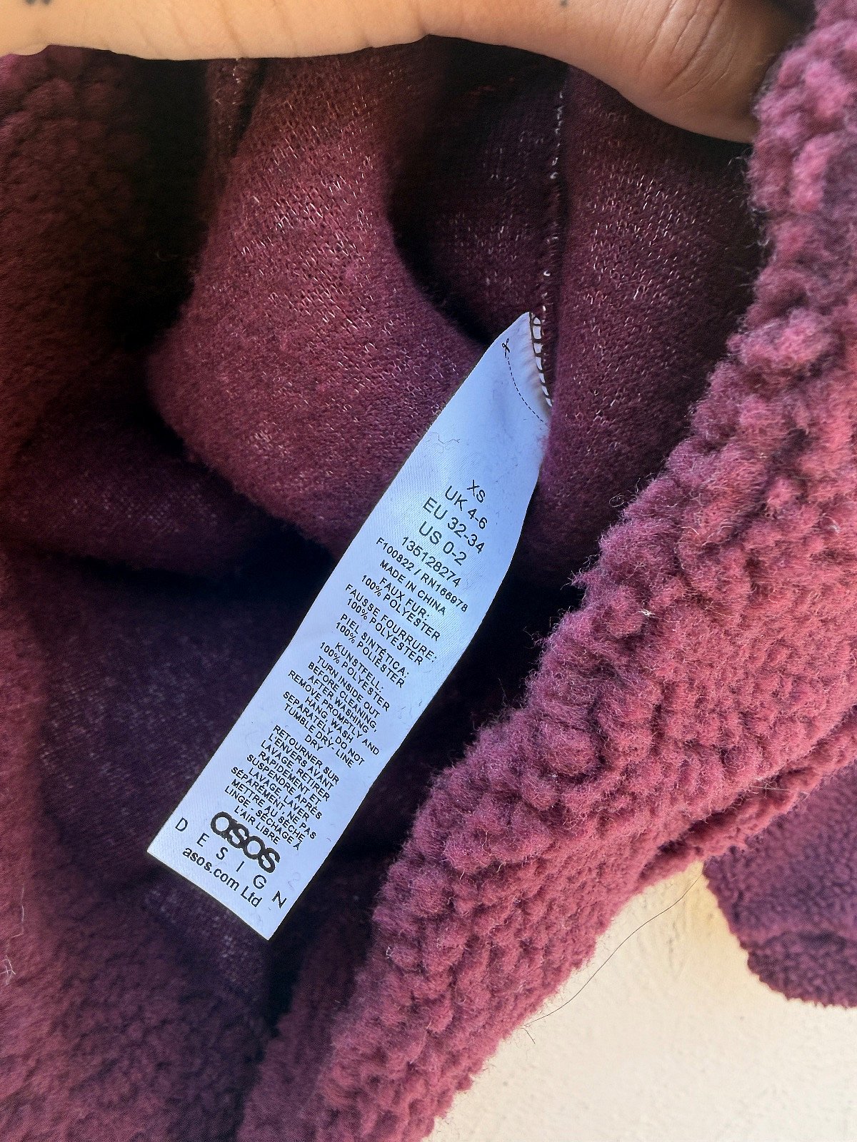 Weekend Collective Borg Zip Through Fleece with Burnout Graphic, photo 4