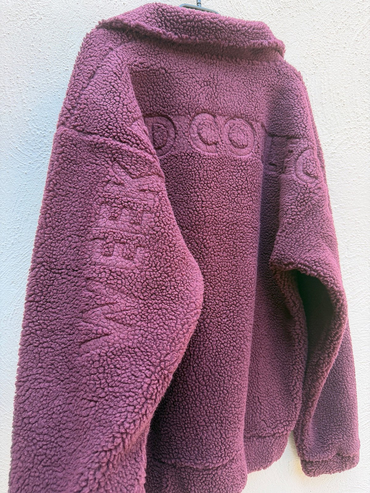 Weekend Collective Borg Zip Through Fleece with Burnout Graphic, photo 2