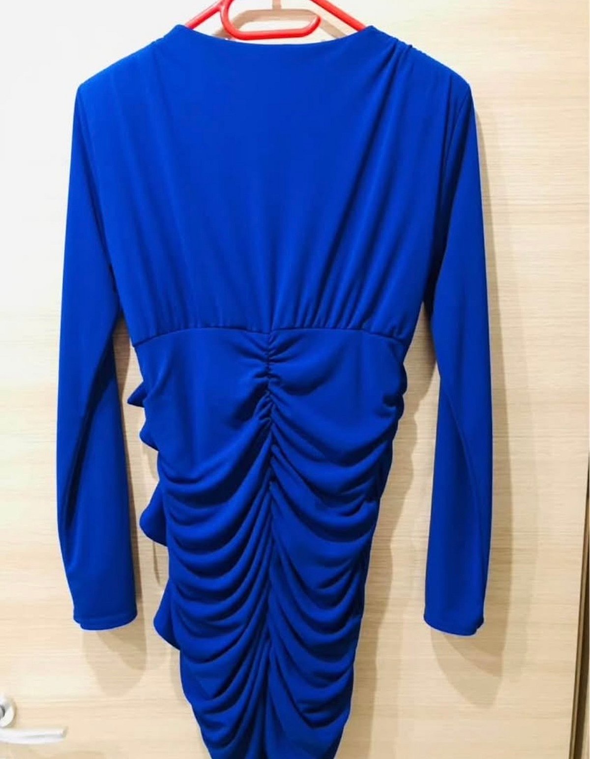 Zara Royal Blue Ruched Dress, photo 2