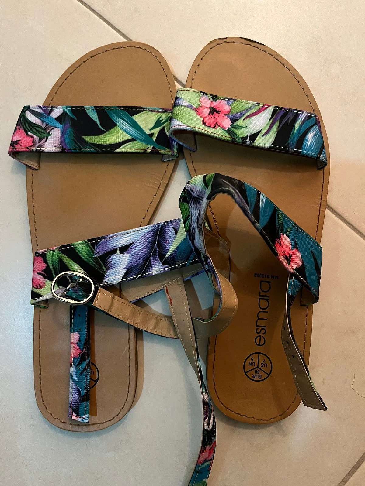 Esmara Floral Strap Sandals, photo 2