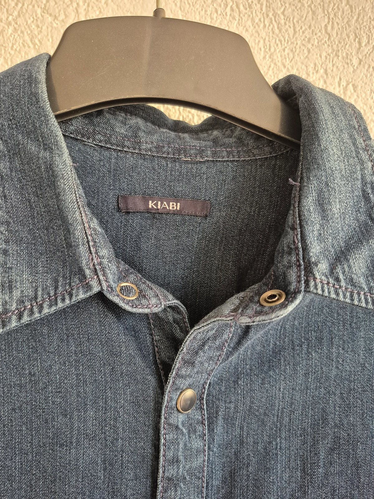 KIABI Denim Western Shirt man, photo 3