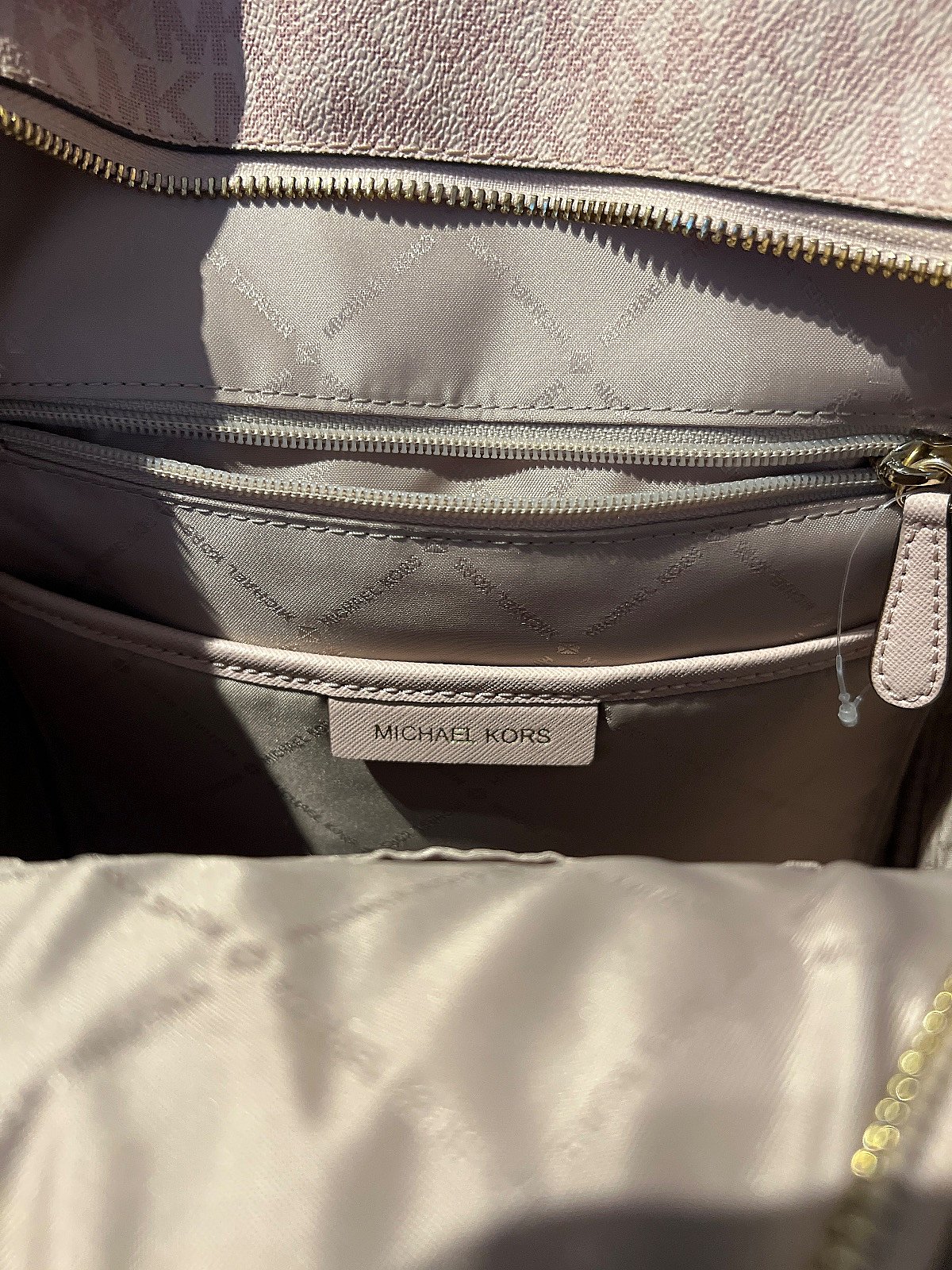 Michael Kors Monogram Stripe Backpack, photo 5