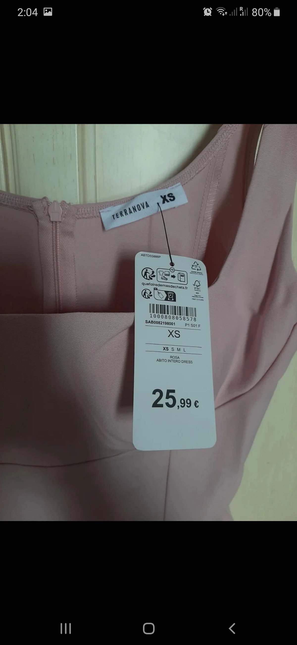 Terranova Baby Pink Skater Dress, photo 8