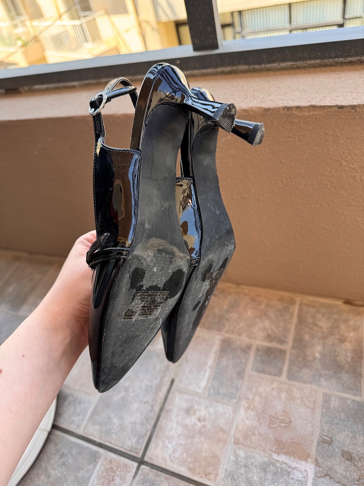 Anne Michelle Black Patent Heels - photo 3