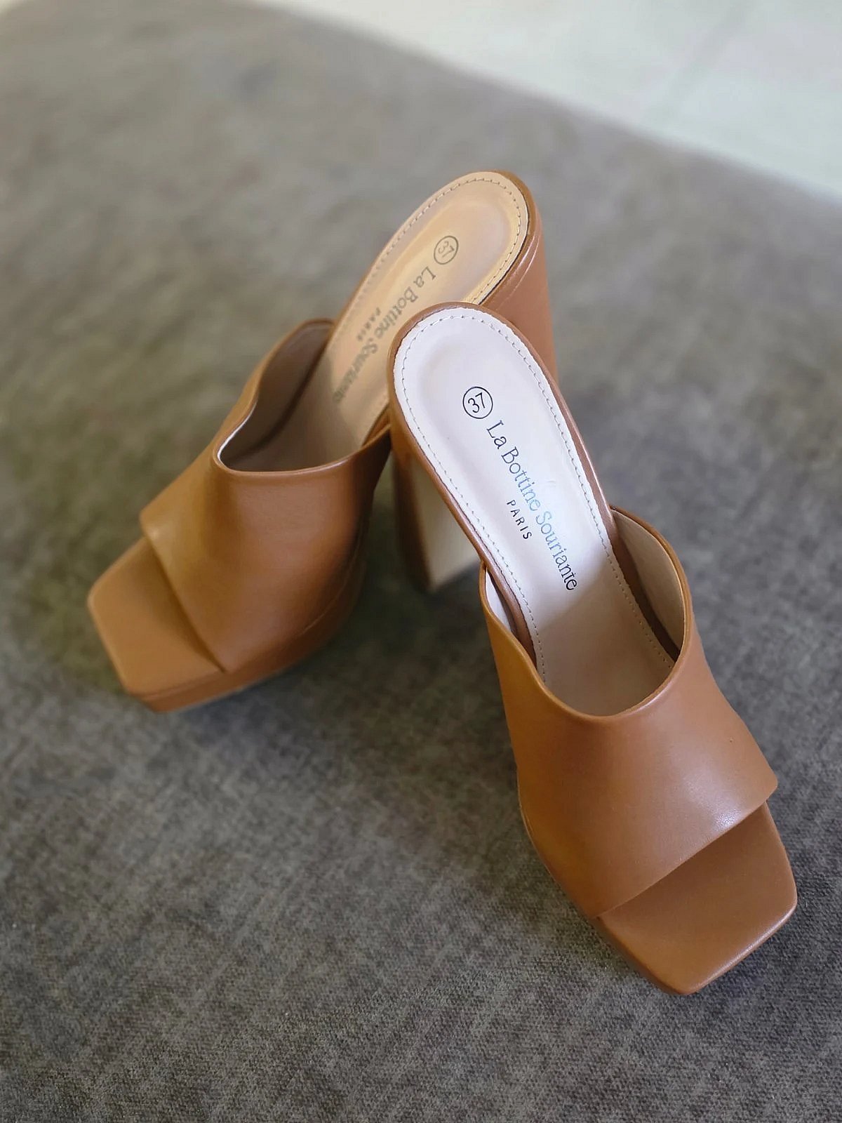 Open toe high heel mule, photo 3