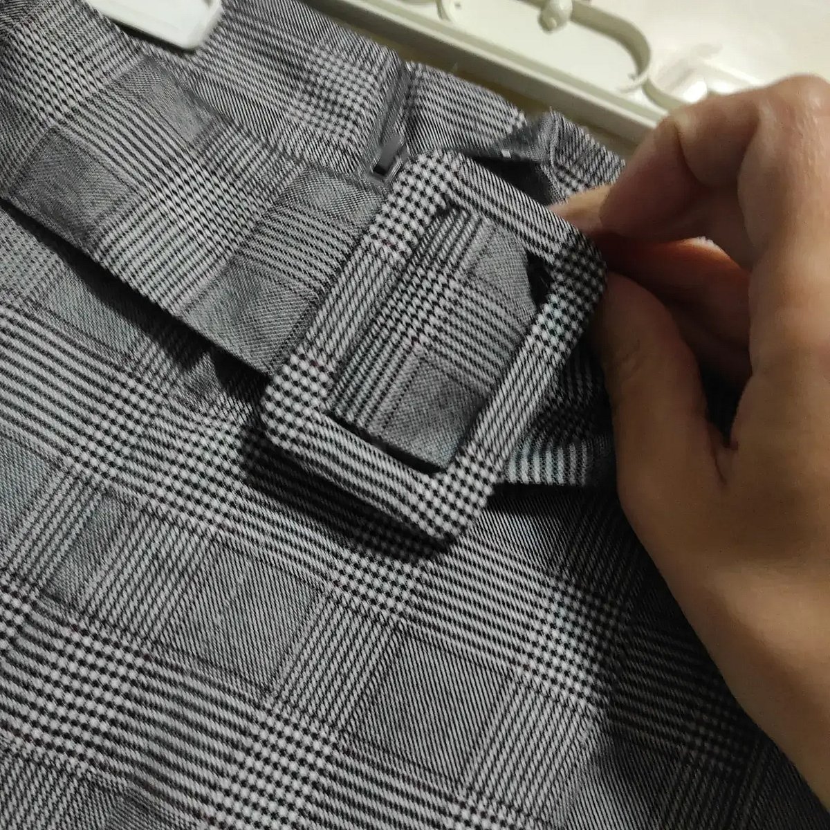 Gemo Checkered Tapered Trousers, photo 2