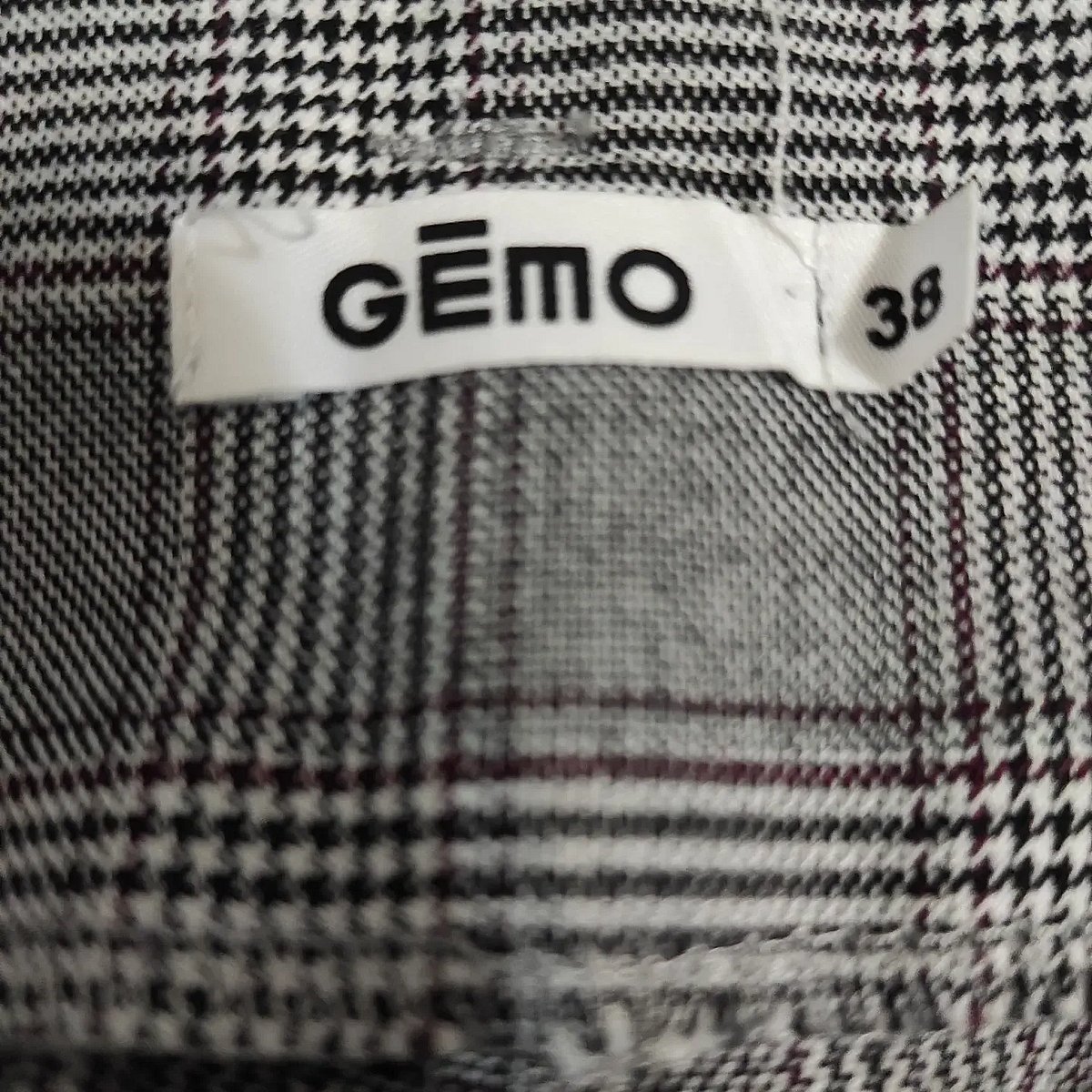 Gemo Checkered Tapered Trousers, photo 3