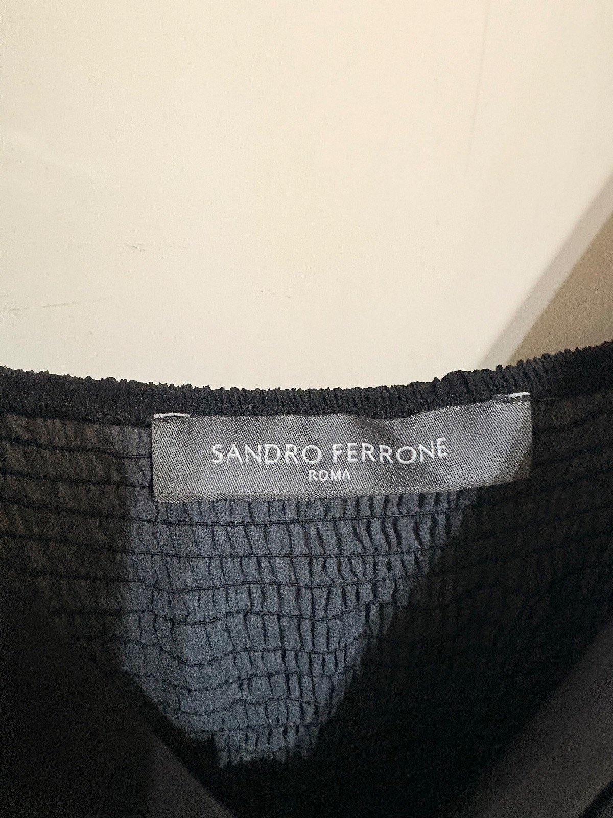Sandro Ferrone black floral dress, photo 2