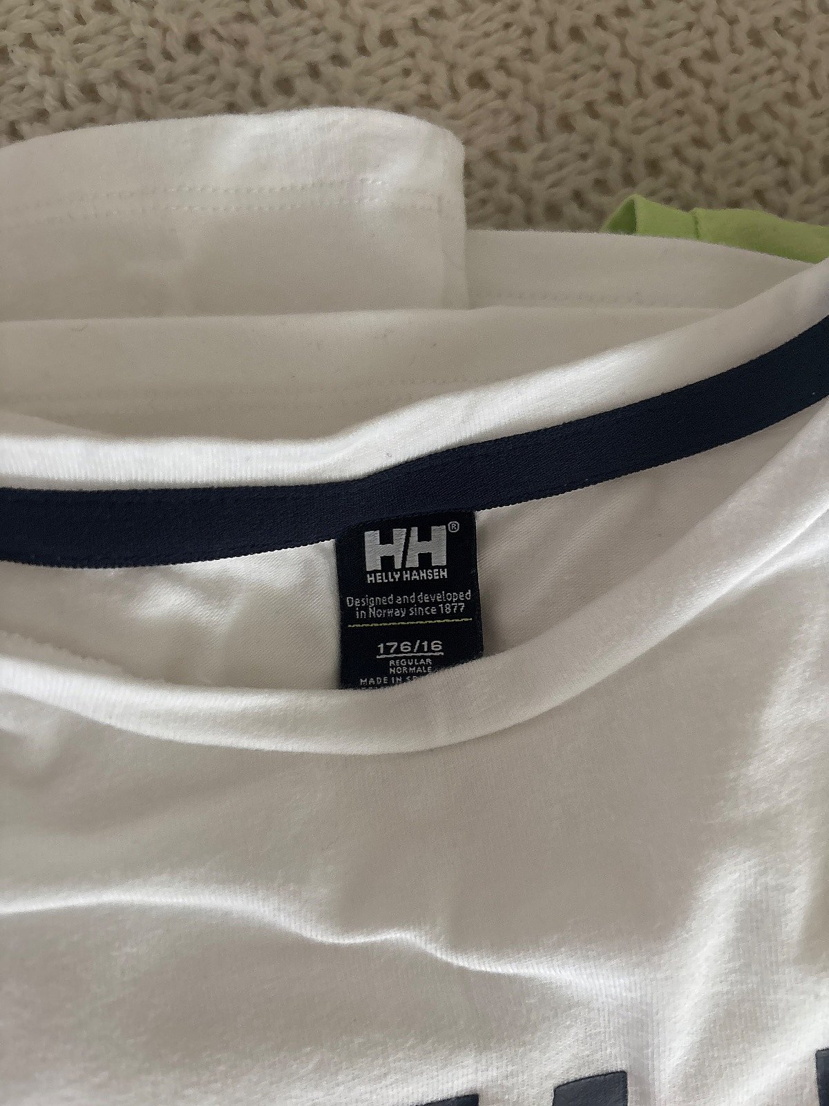 Helly Hansen White Logo T-Shirt - photo 2