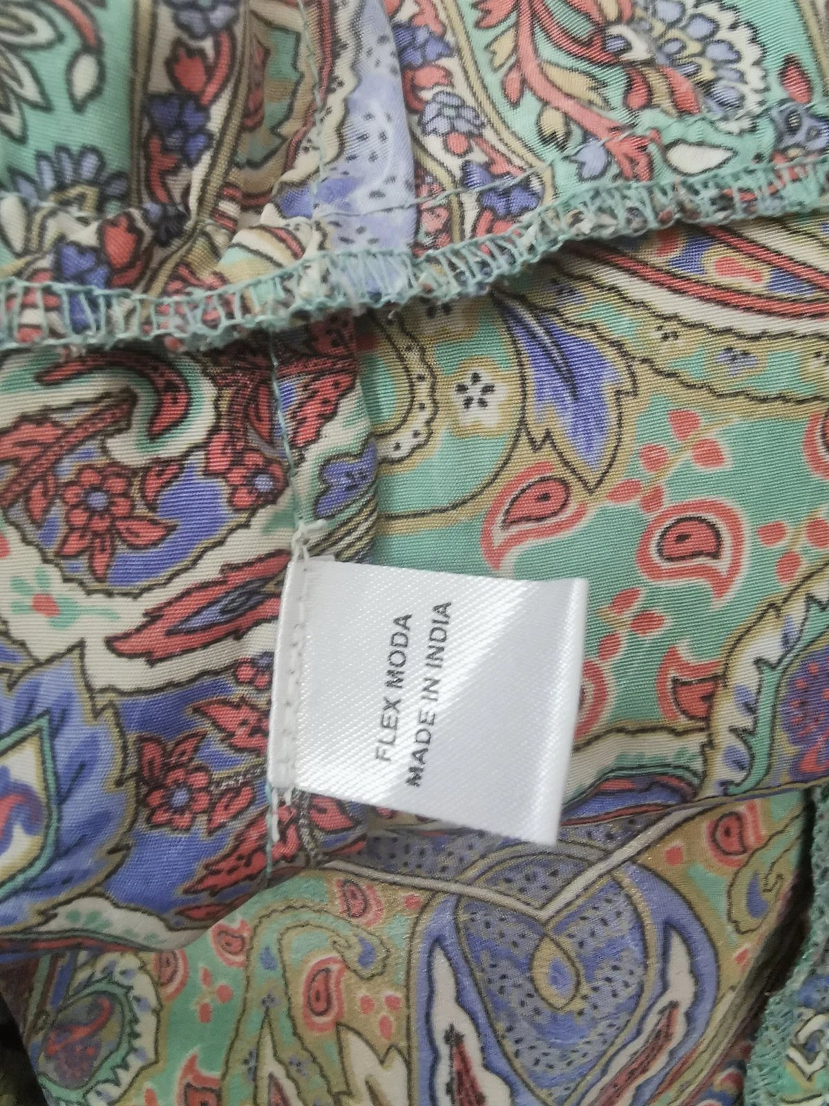 Paisley Tiered Boho Tunic Dress, photo 5