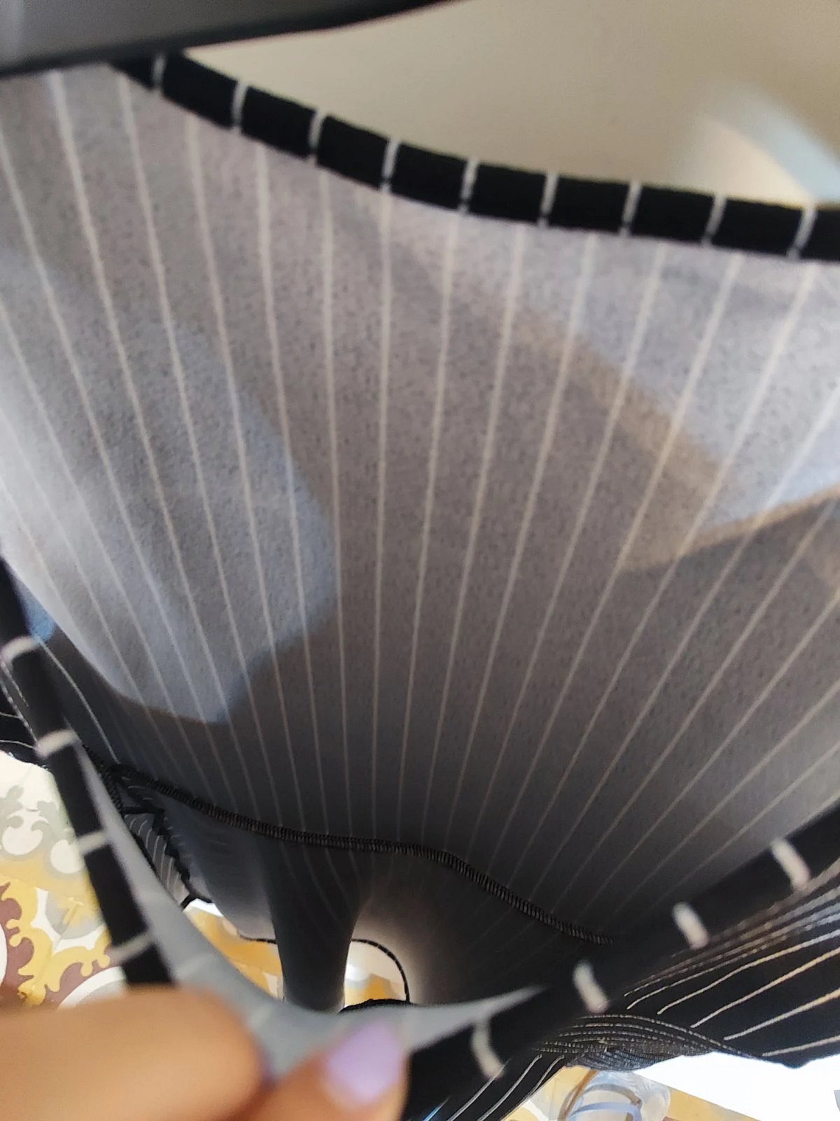 Black striped dress, photo 2