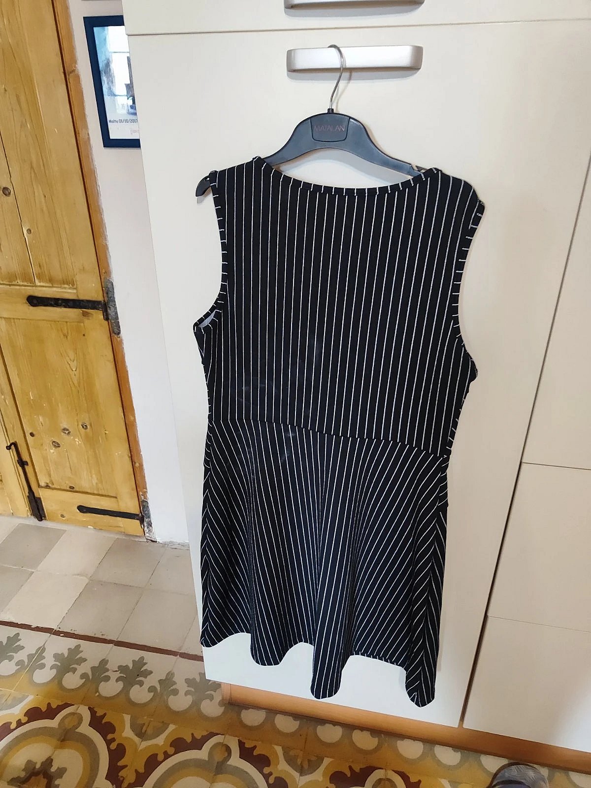 Black striped dress, photo 3