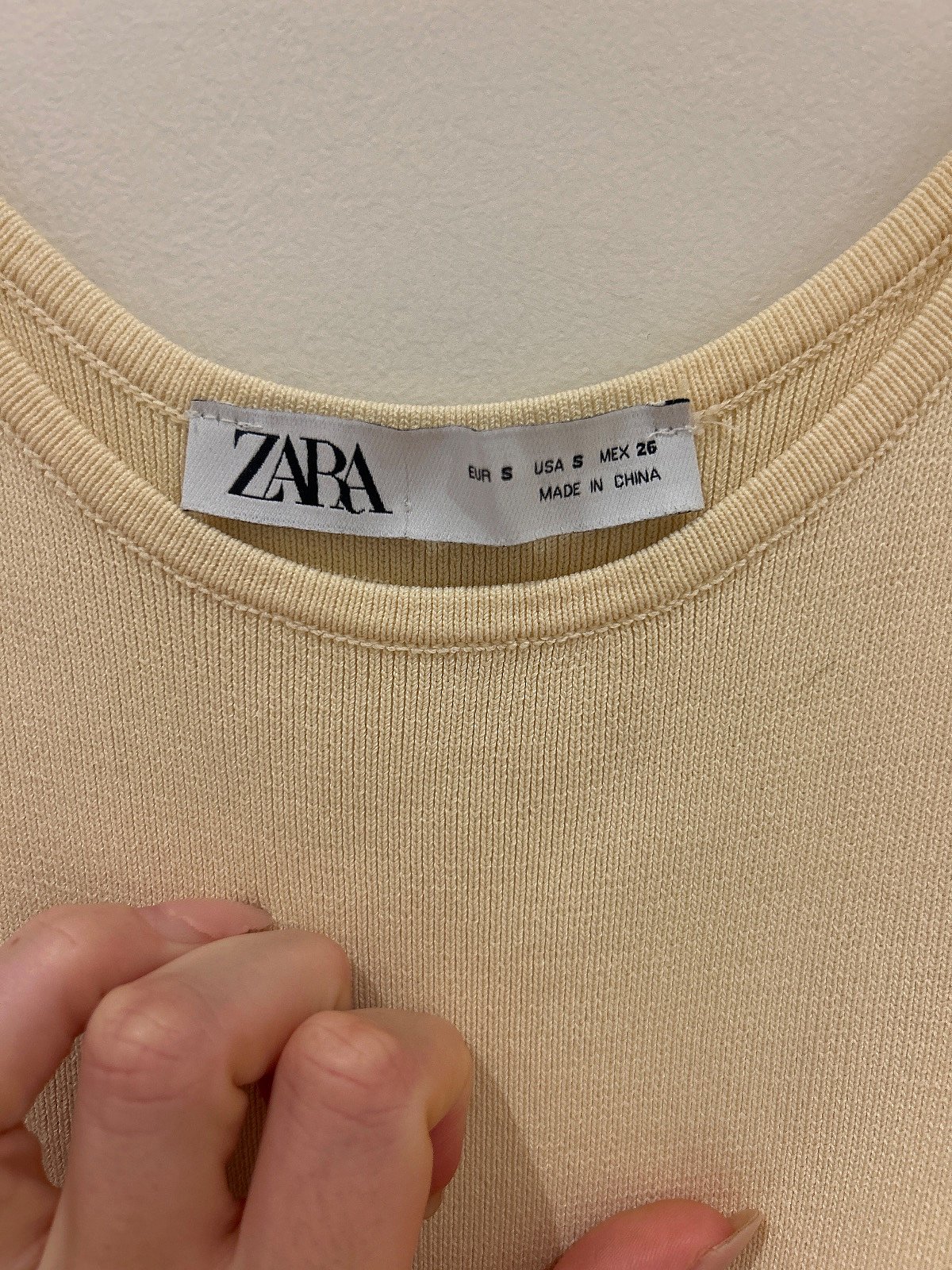 Zara Cream cut-out midi dress (S), photo 4