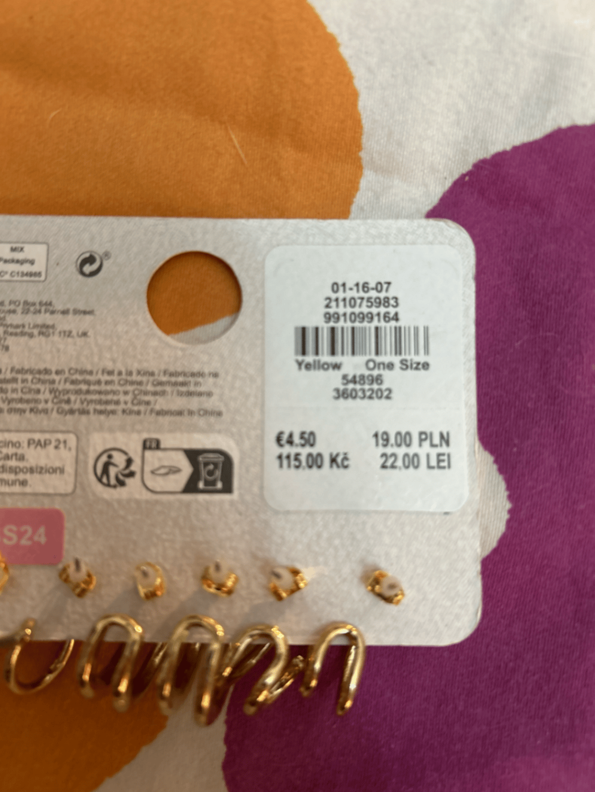 Primark earrings, photo 2