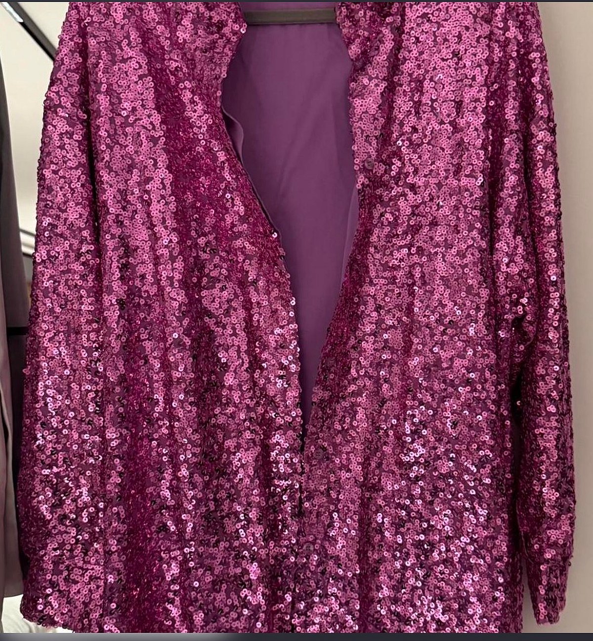 Pink Sequin Long Sleeve Shirt, photo 2