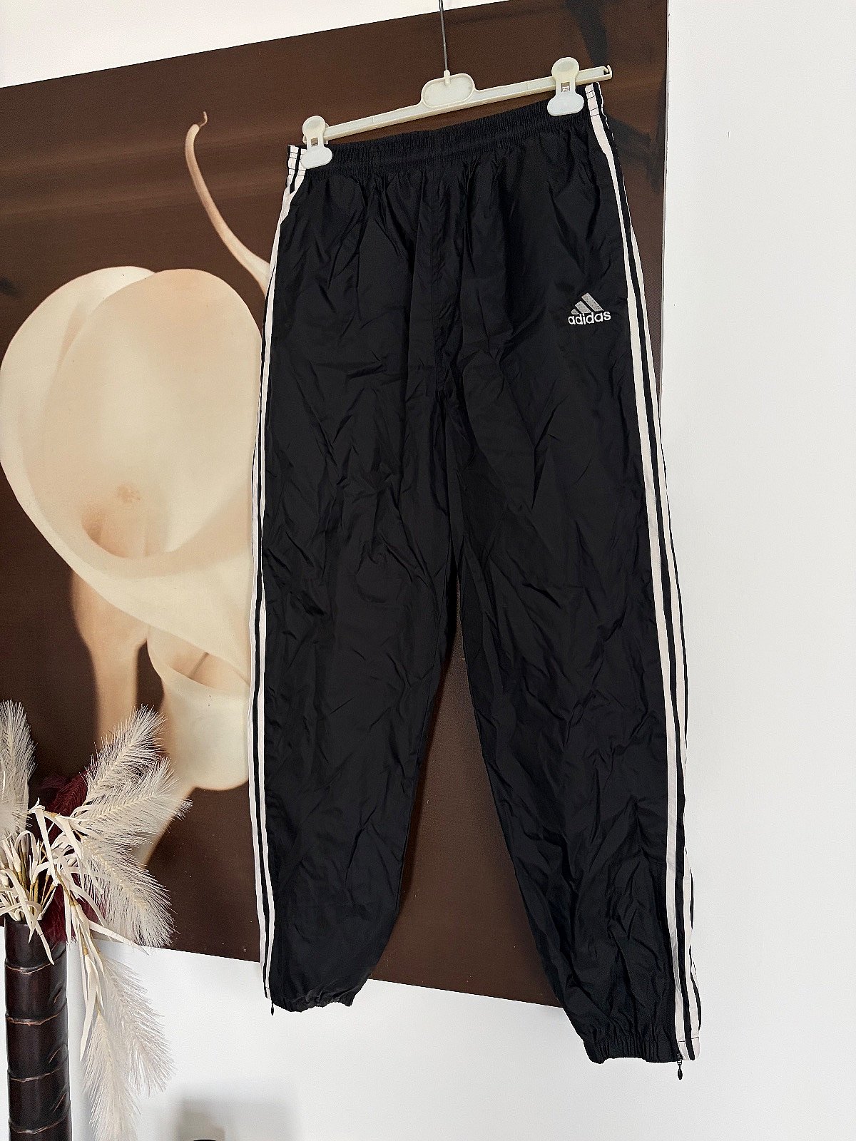Adidas black track trousers, photo 2
