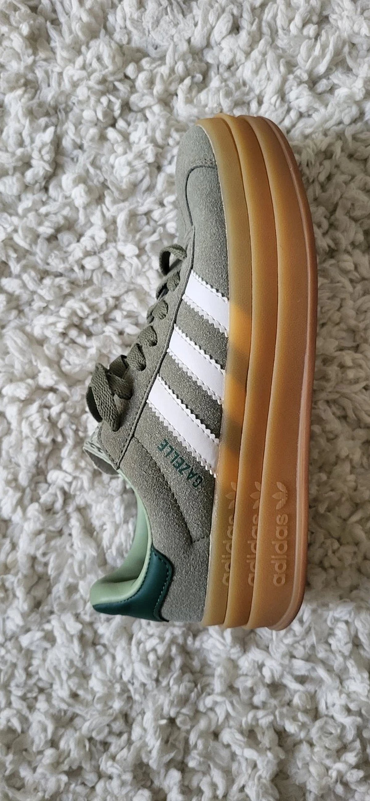 Adidas Gazelle Bold Olive Sneakers, photo 4