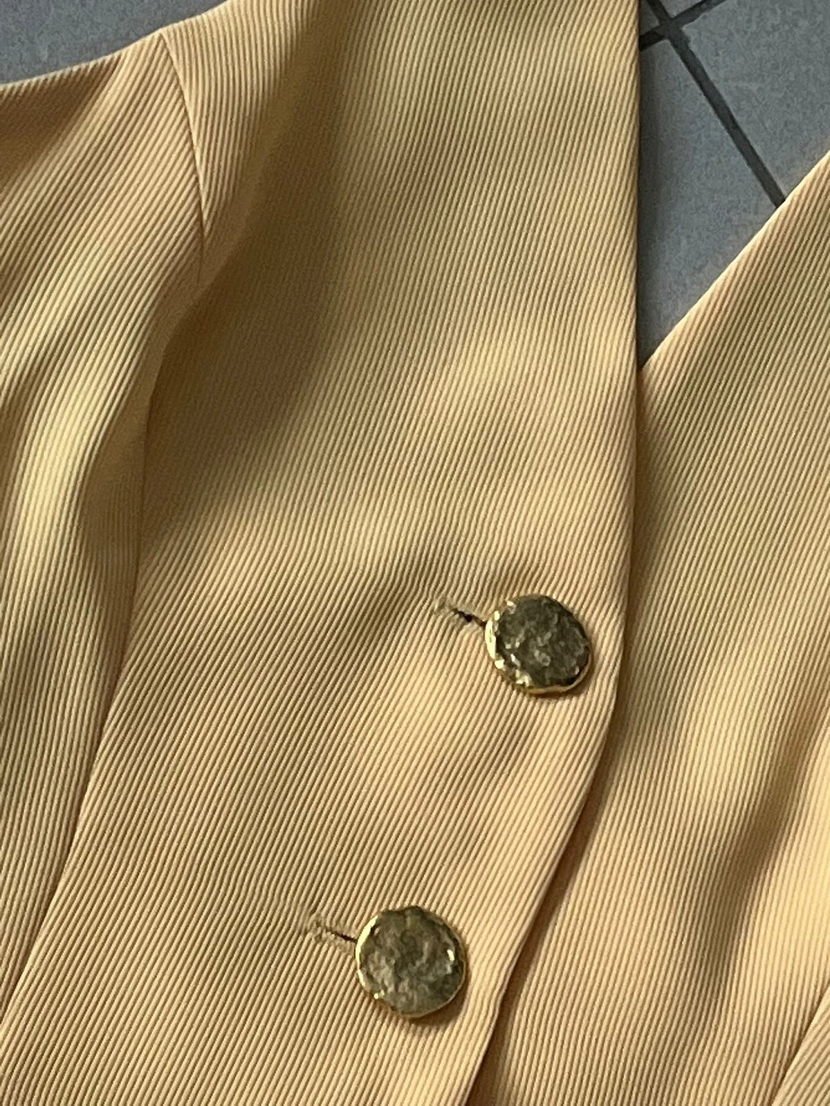 Vintage Yellow Three Piece Suit Set, photo 4