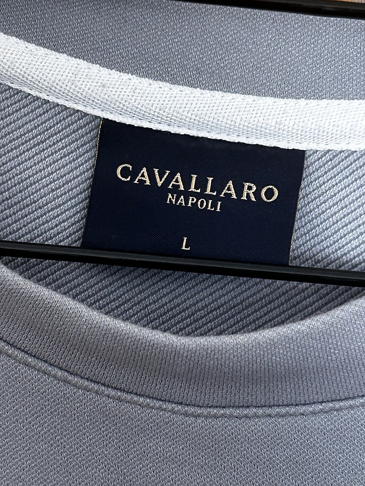 Cavallaro Napoli Grey Logo Sweatshirt, photo 8
