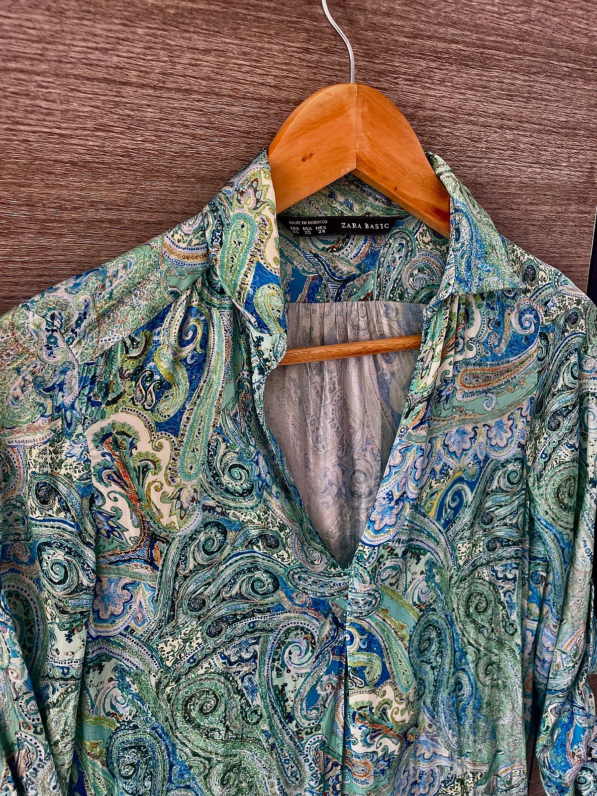 Zara Paisley Patterned Shirt Dress - photo 2