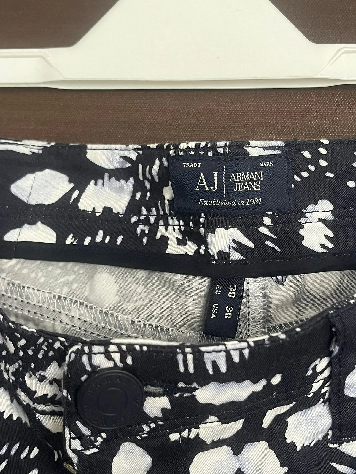 Armani Jeans Patterned Slim Trousers, photo 5