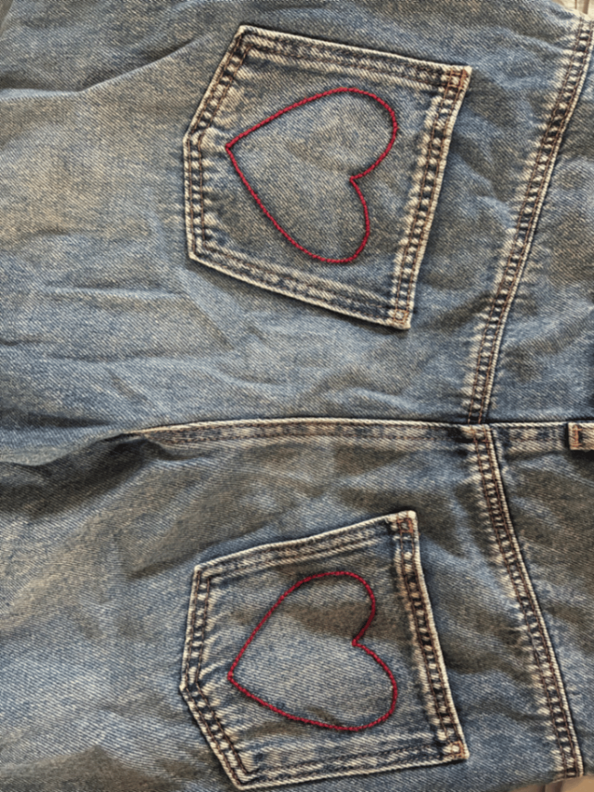 NextGirls blue heart jeans, photo 3
