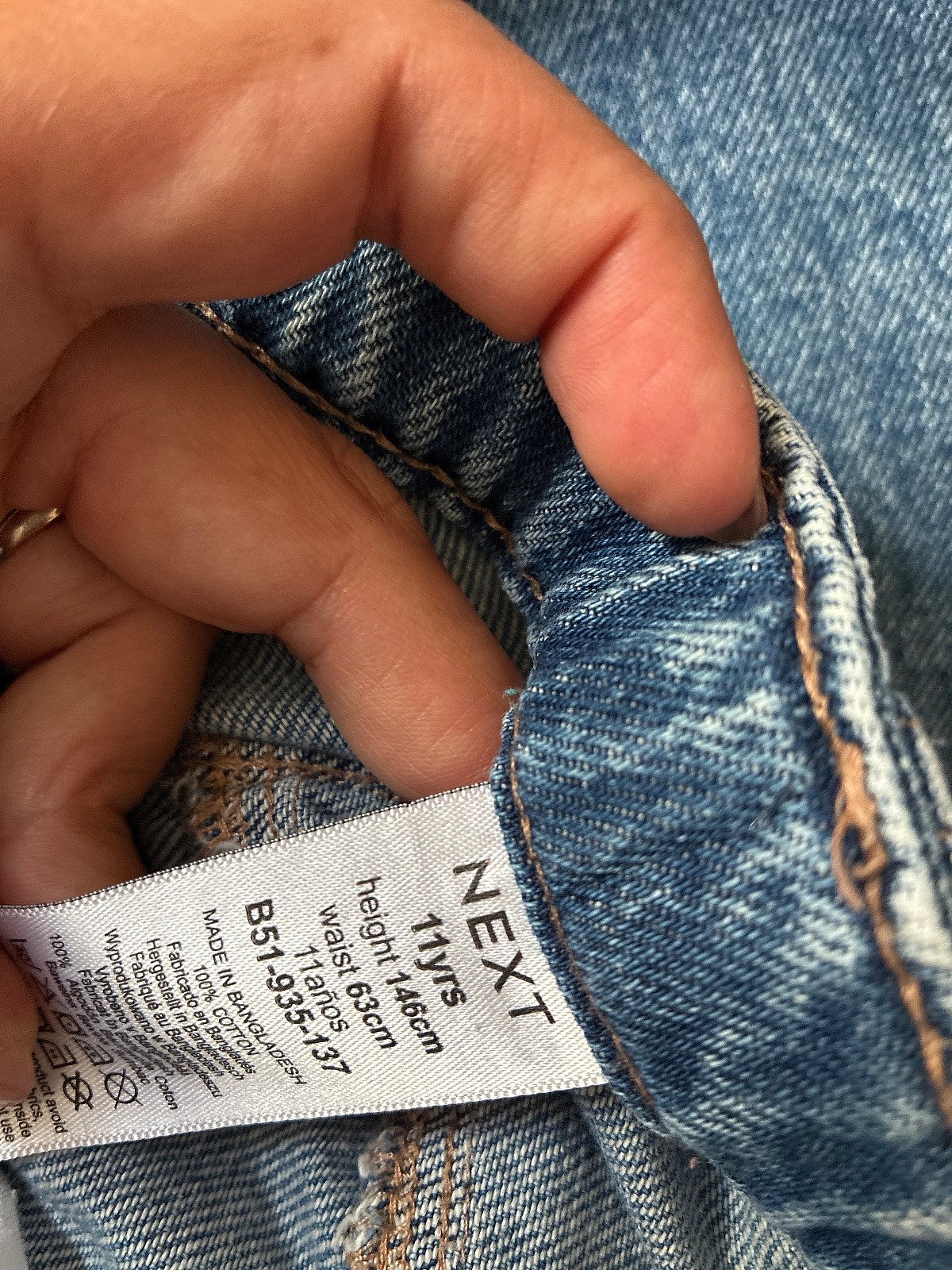 NextGirls blue heart jeans, photo 5