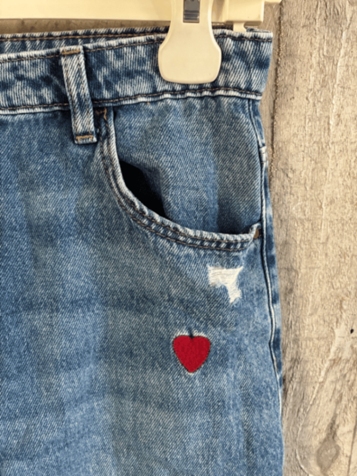 NextGirls blue heart jeans, photo 2