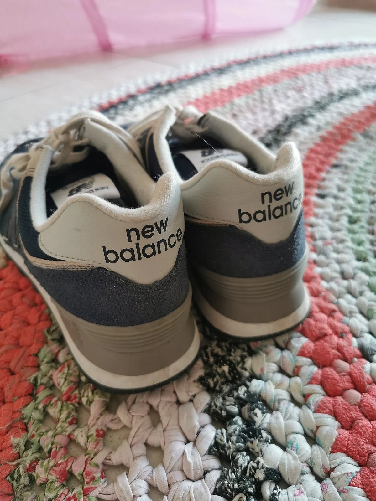 Navy New Balance 574 size 39 - photo 4