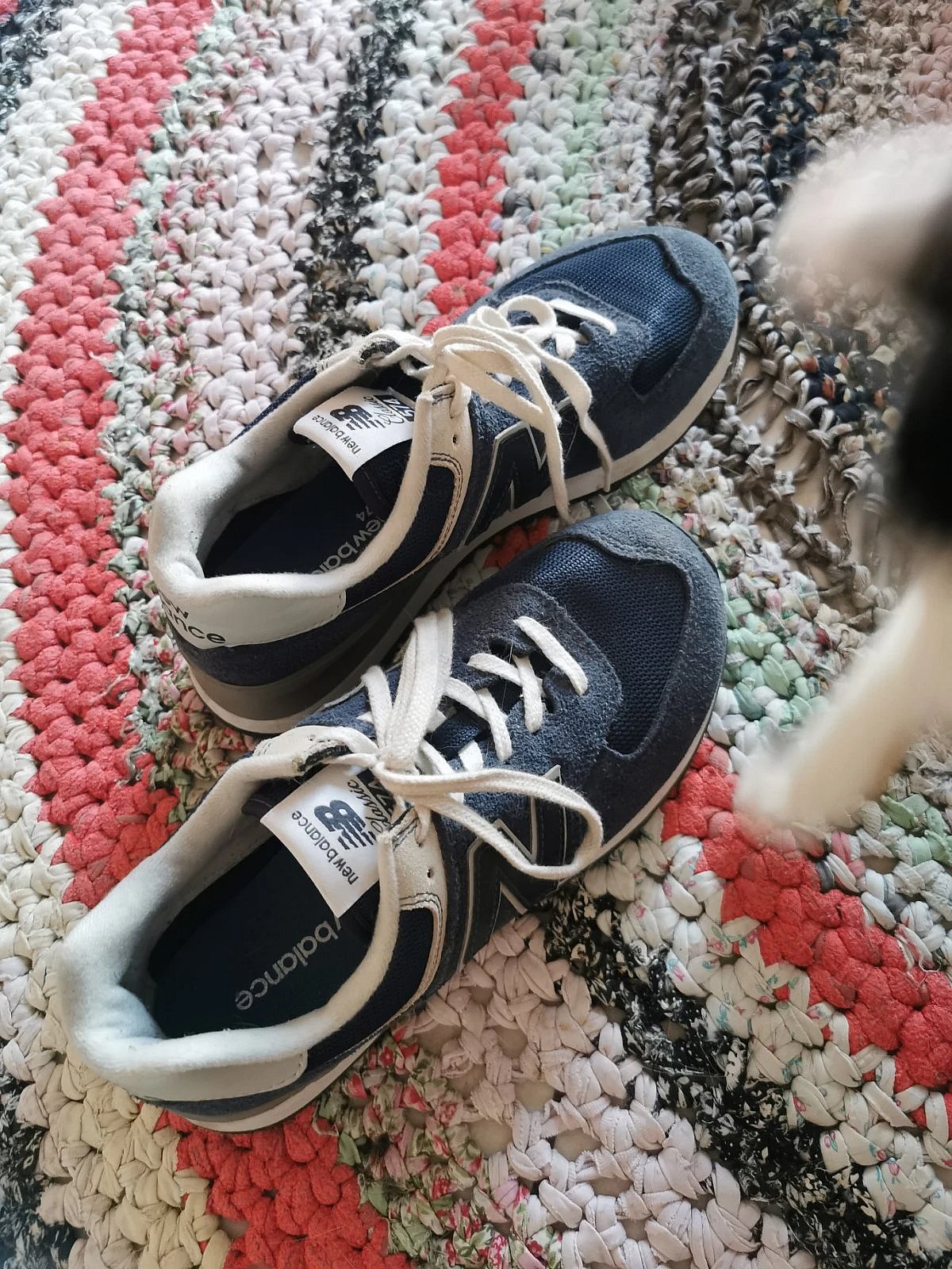 Navy New Balance 574 size 39 - photo 3
