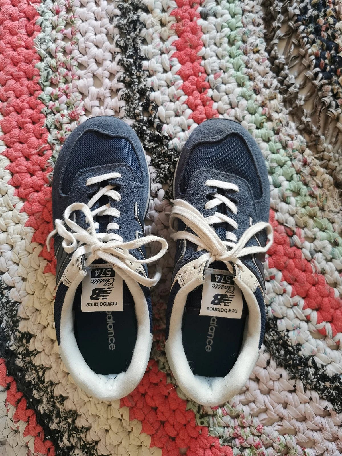 Navy New Balance 574 size 39 - photo 2