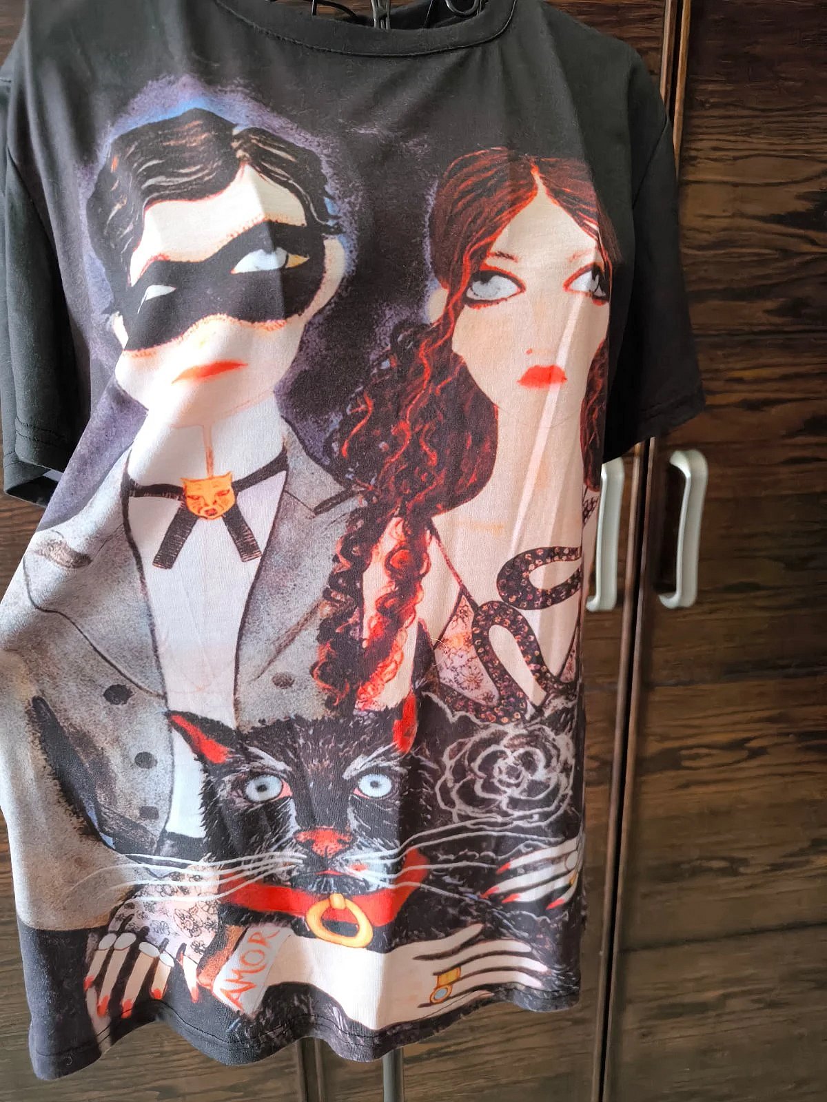 Graphic print designer t-shirt, photo 2