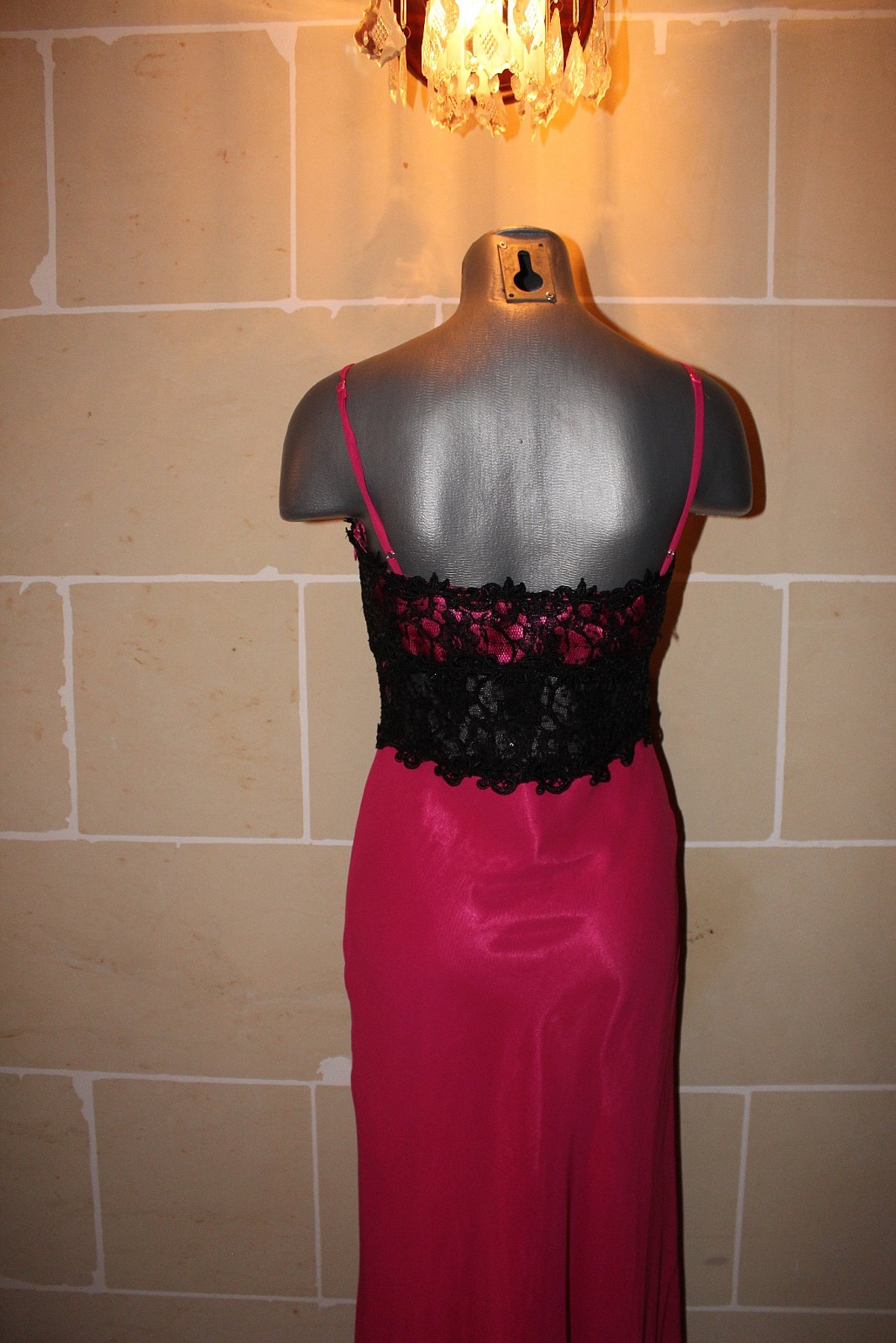 Hot Pink Evening Dress EU38, photo 5