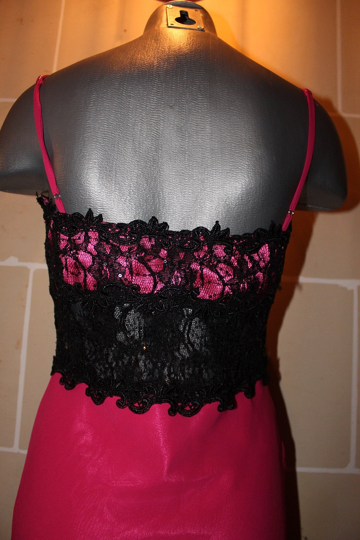 Hot Pink Evening Dress EU38, photo 6