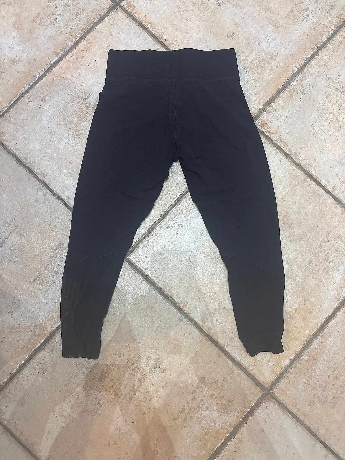 Leggings negros de cintura alta con estampado de piña, foto 2