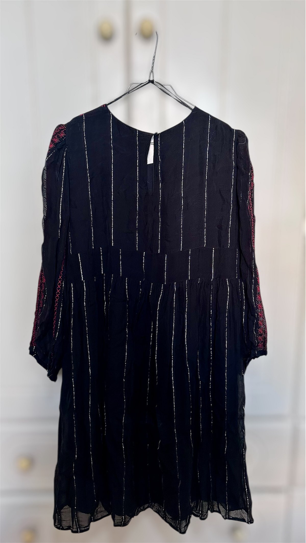 Embroidered Mini Smock Dress, photo 2