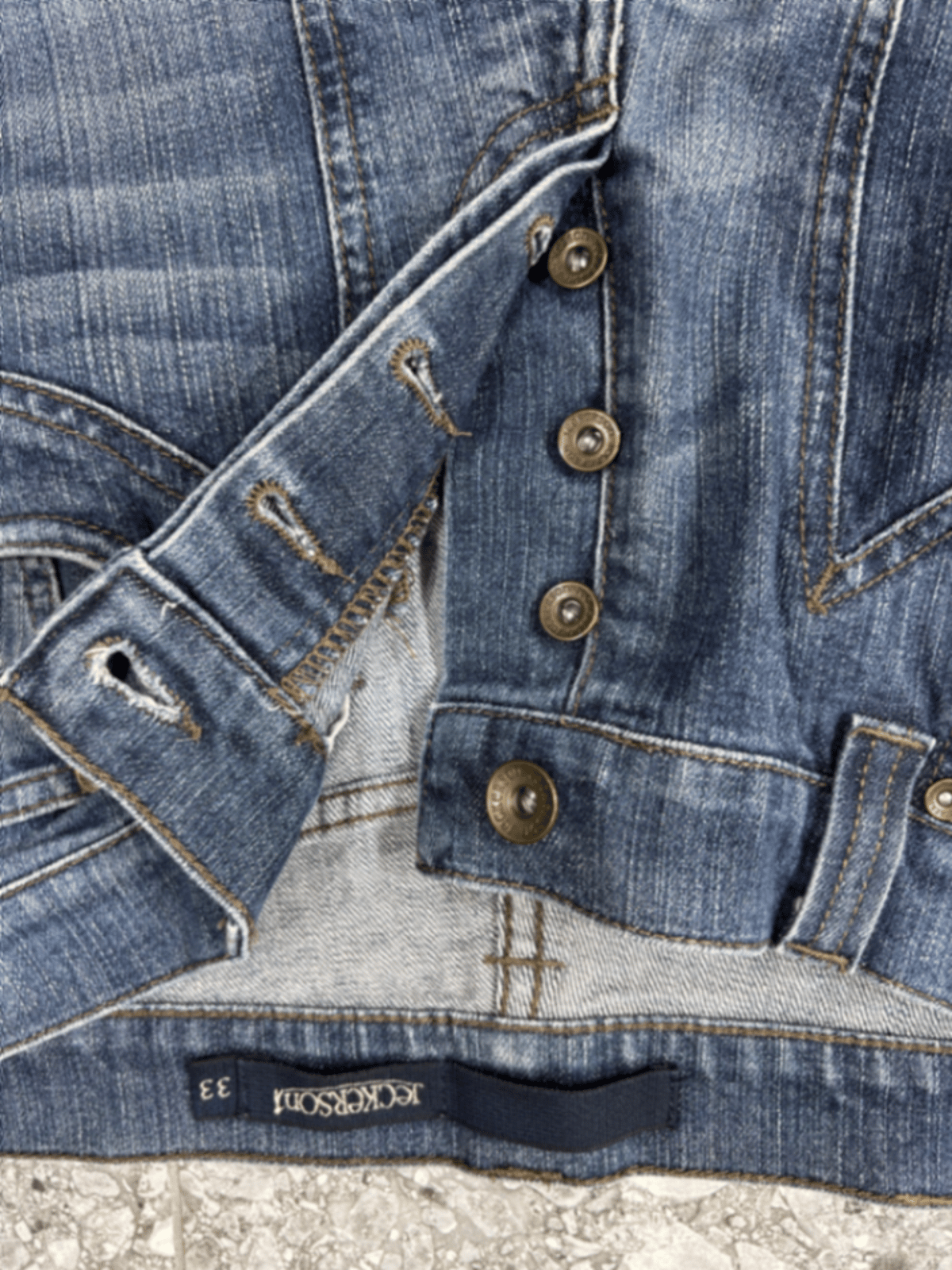 Jeckerson blue denim shorts - photo 3