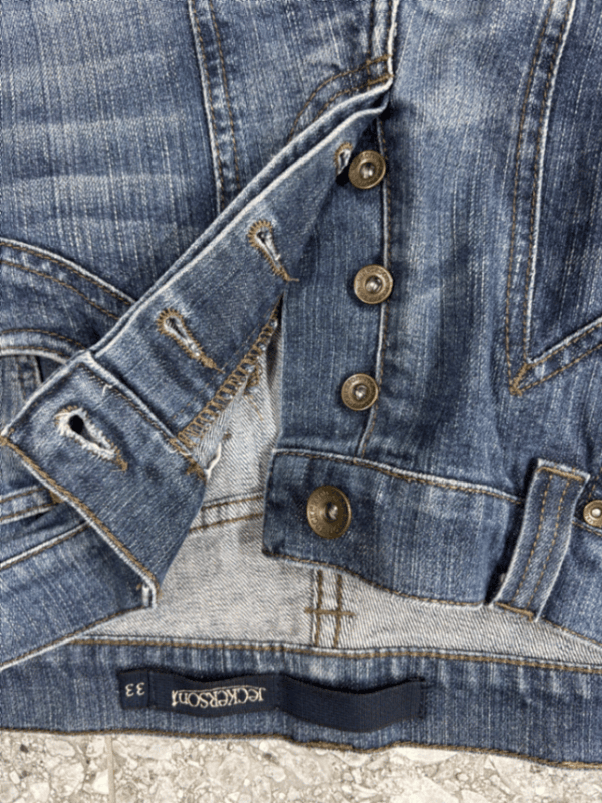 Jeckerson blue denim shorts - photo 2