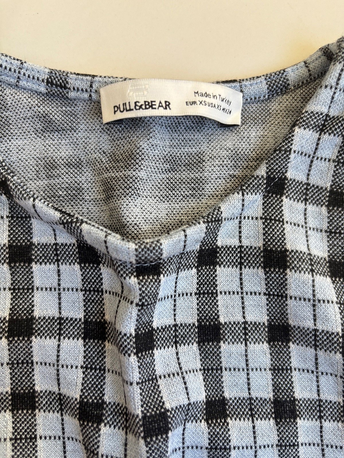 Gingham Print Crop Vest Top, photo 2
