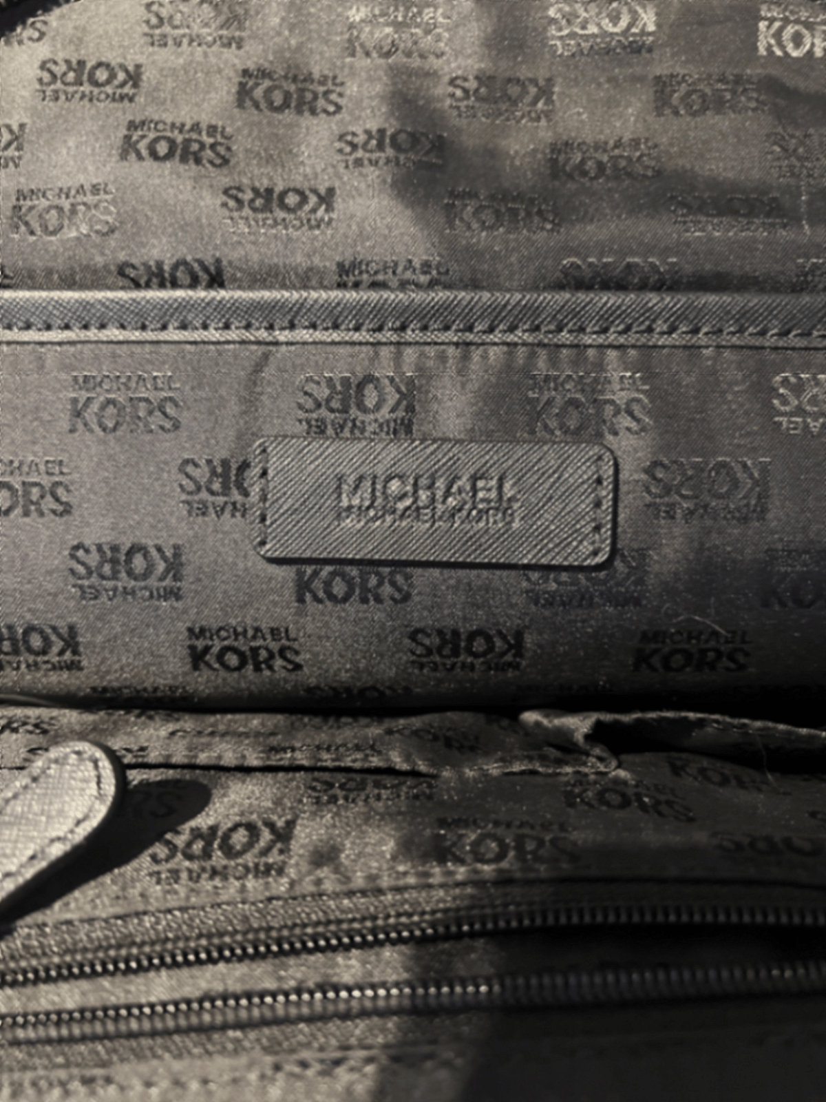 Michael Kors black backpack, photo 6