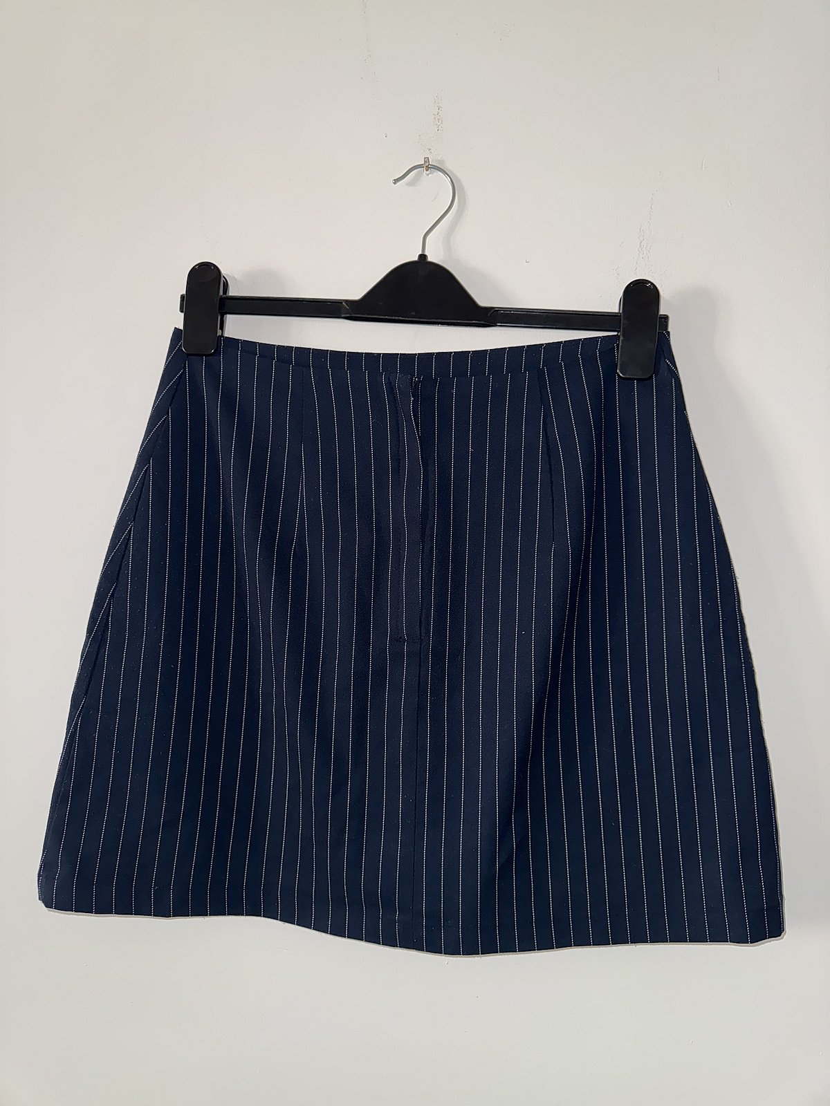 Navy Pinstripe Mini Skirt, photo 2