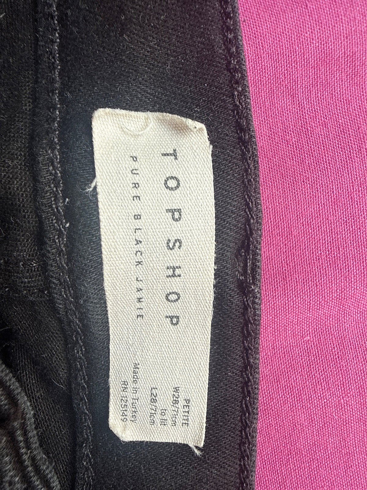 Jeans skinny neri a vita alta, foto 2