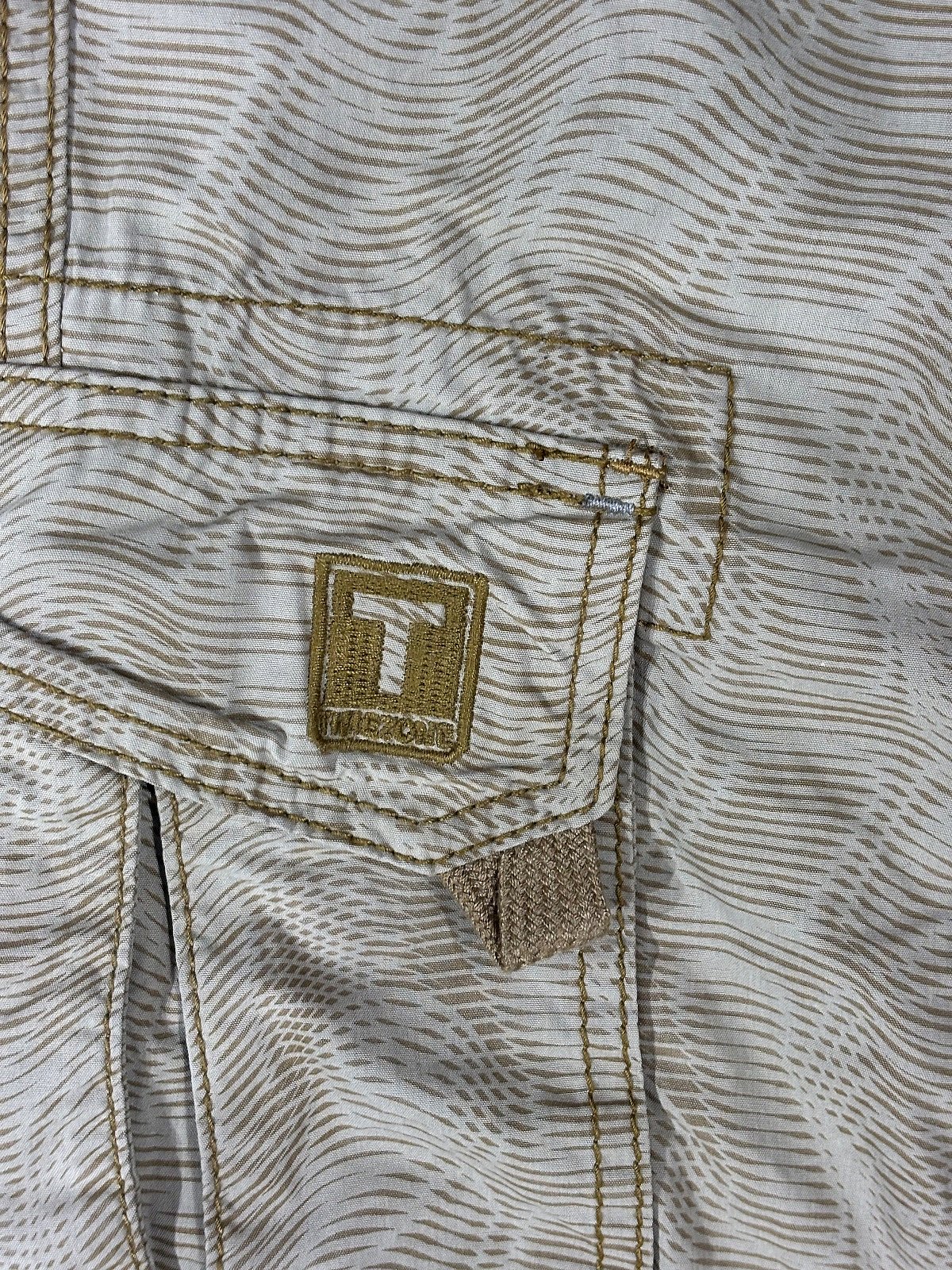 Pantaloni cargo cropped con fantasia Timezone - photo 6