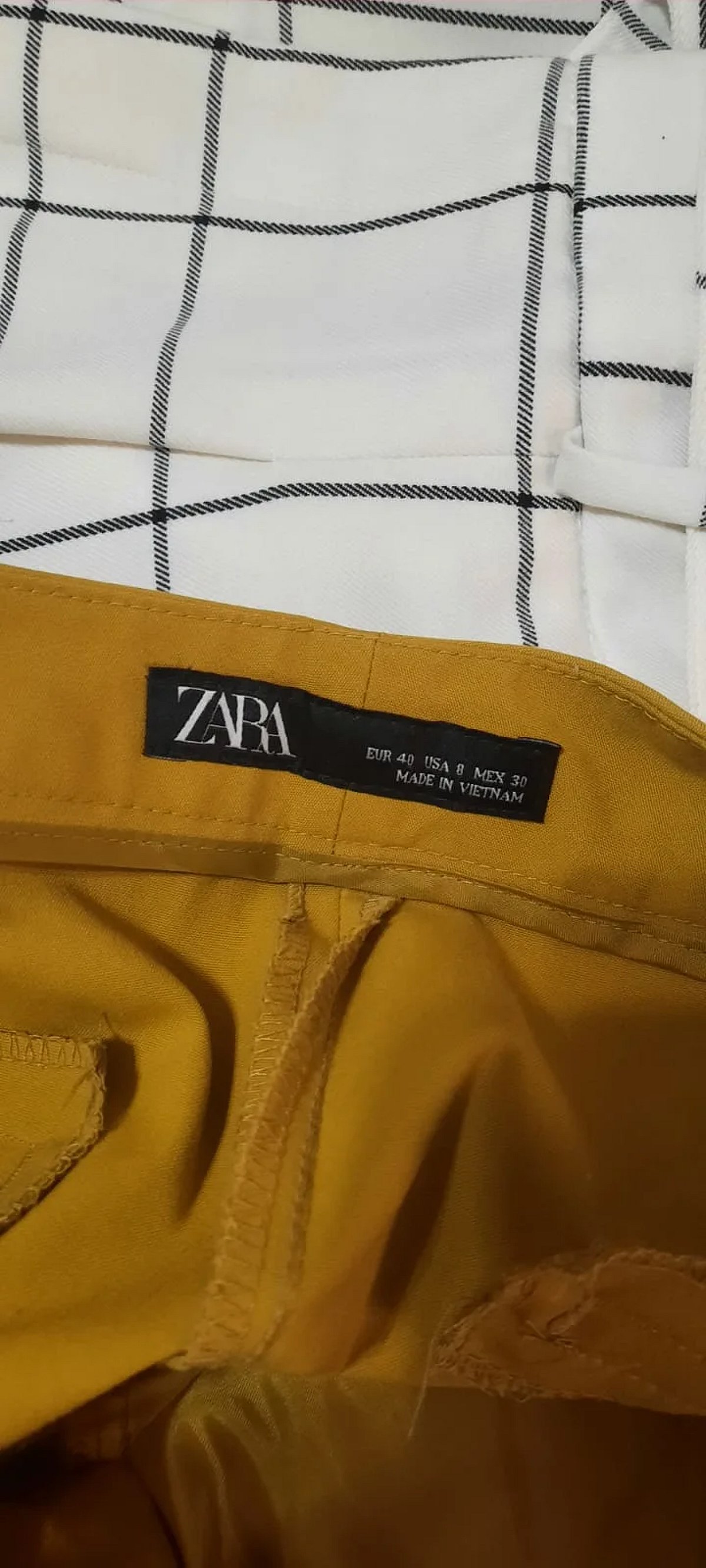 Mustard Tailored Trousers, photo 2