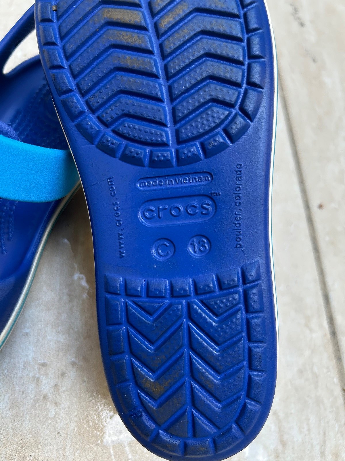 Blue Crocs Kids Sandals, photo 2