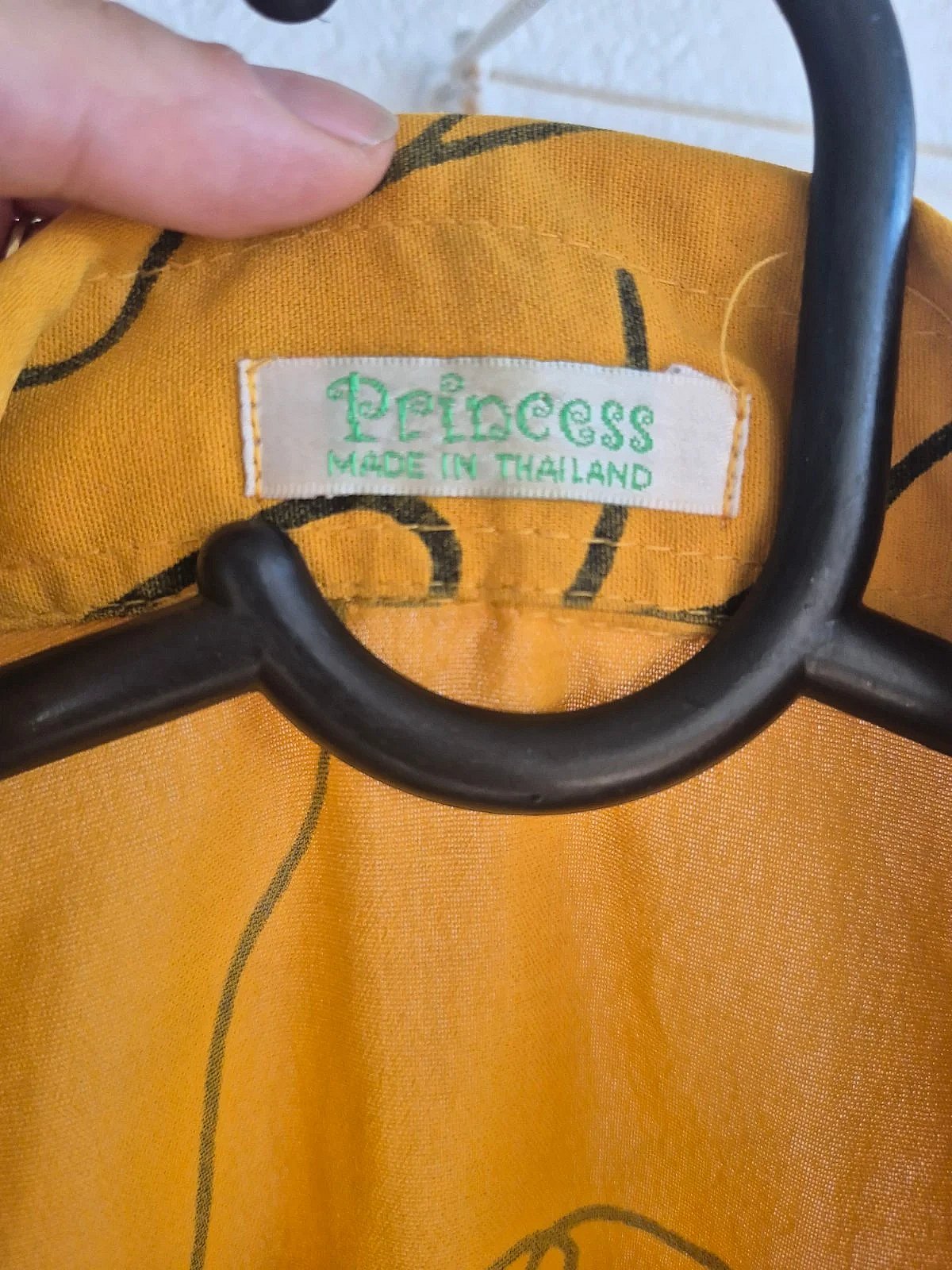 Mustard Abstract Print Shirt, photo 2