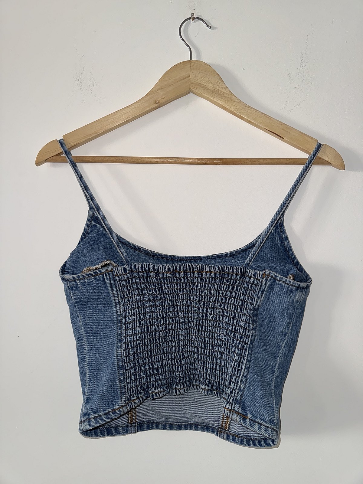 Denim Strappy Corset Style Top, photo 2