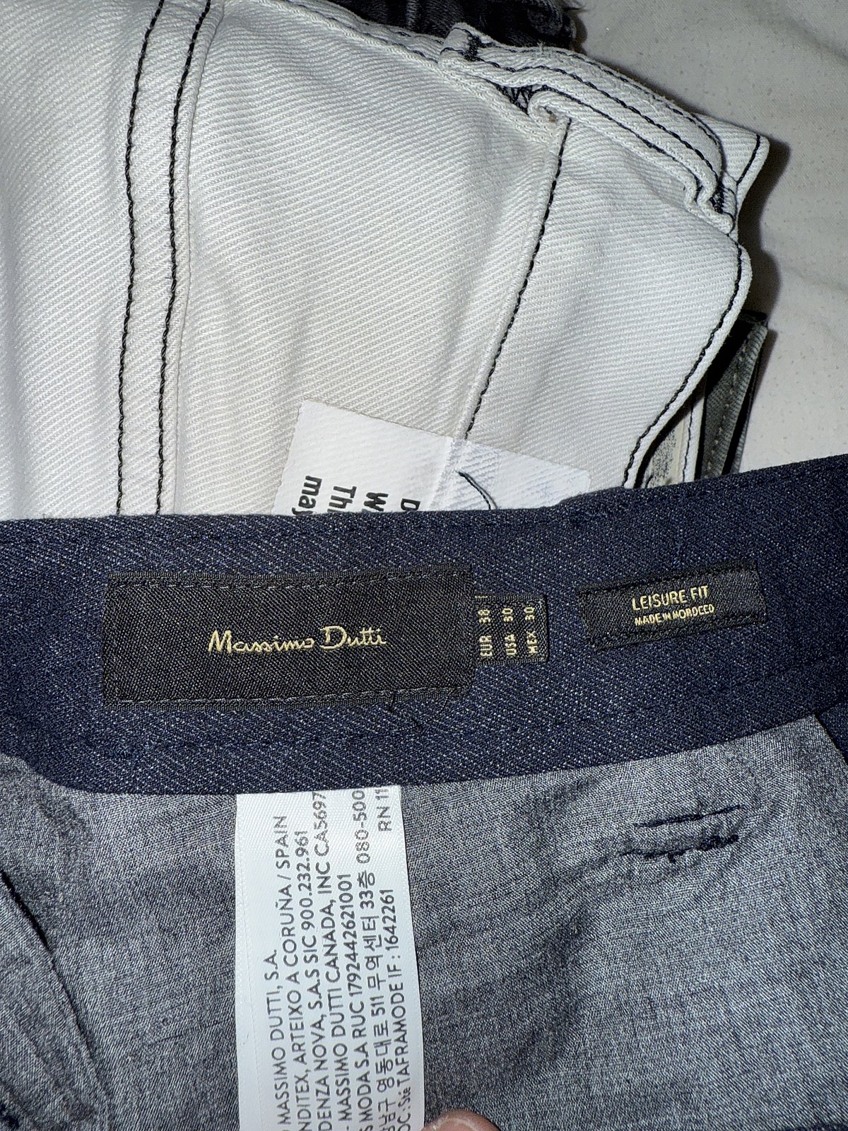Pantalones informales azul marino de Massimo Dutti, foto 4