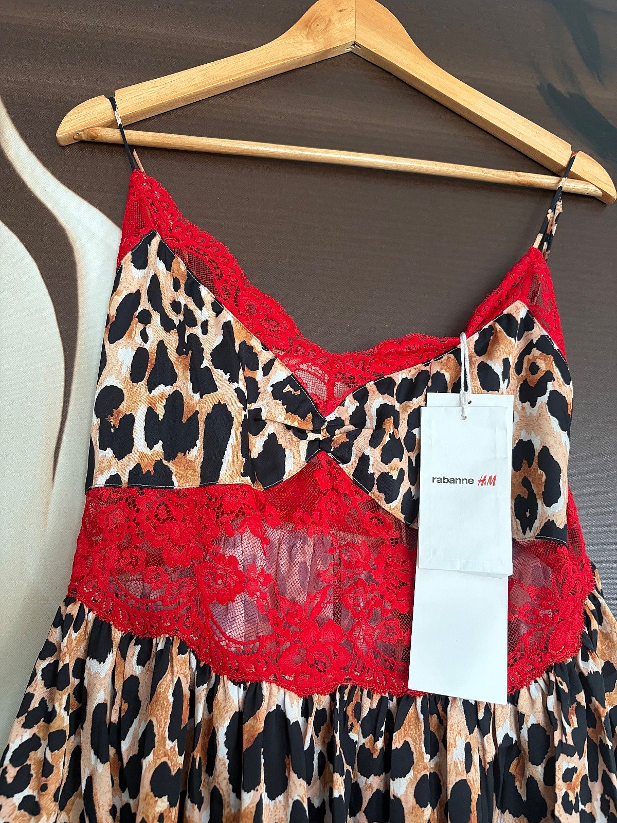 Rabanne x H&M animal-print dress, photo 2