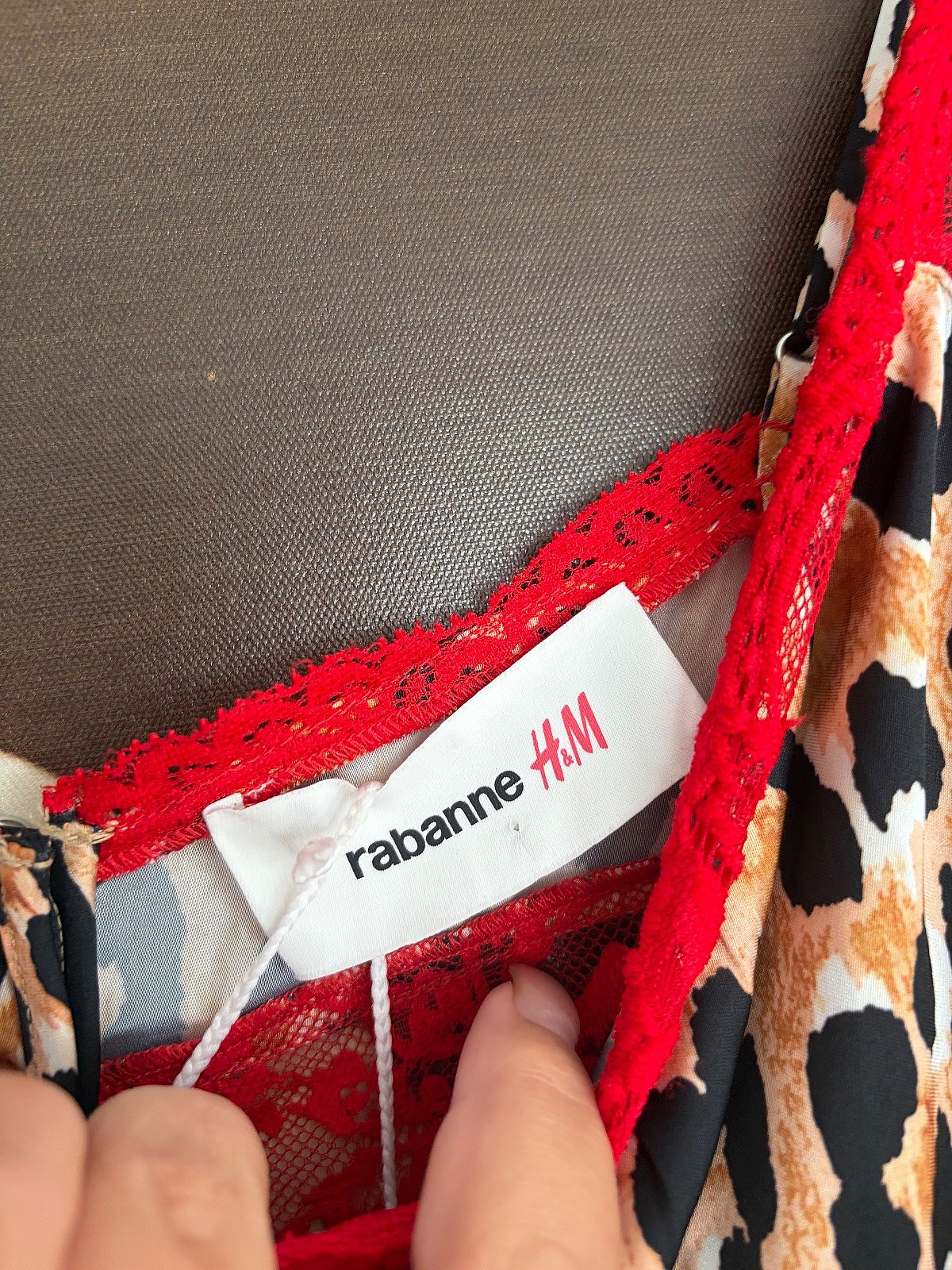 Rabanne x H&M animal-print dress, photo 8